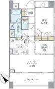 アパートメンツ三田 1303 間取り図