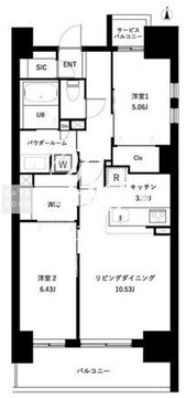 アーバンパーク谷在家 603 間取り図