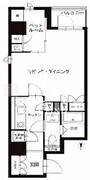 レックスガーデン神楽坂北町 101 間取り図