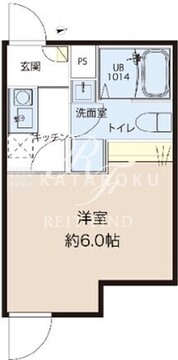 レピュア蓮根レジデンス 301 間取り図