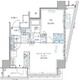 パークアクシス五反田スカイタワー 401 間取り図
