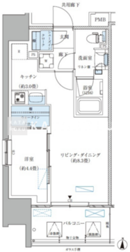 パークアクシス西大島コンフォートスクエア 501 間取り図