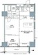 パークハビオ東中野 1403 間取り図