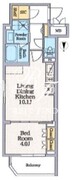 クレストコート池上六丁目 308 間取り図