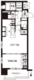 レジディア御茶ノ水 1302 間取り図