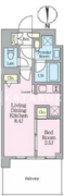 クレストコート東陽町 1303 間取り図