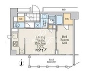 クレストコート中野富士見町 803 間取り図