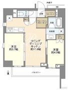 ルジェンテ上野稲荷町 1201 間取り図