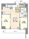 ルジェンテ上野稲荷町 1201 間取り図