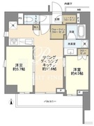 ルジェンテ上野稲荷町 1301 間取り図