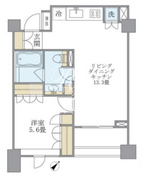 ブリリアイスト代々木上原 302 間取り図
