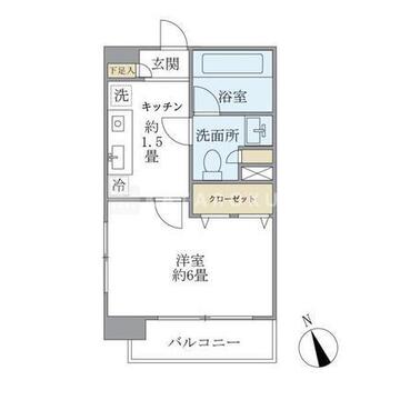 エコロジー白山レジデンス 501 間取り図
