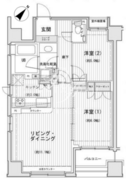 ドゥーエ銀座イースト2 601 間取り図