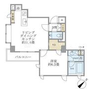 コスモリード恵比寿 401 間取り図