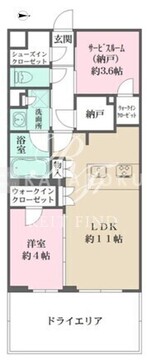 ラペルラ自由が丘2 003 間取り図