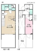ラペルラ自由が丘2 105 間取り図