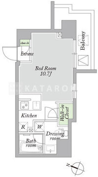 アーバンパーク西巣鴨 E-403 間取り図