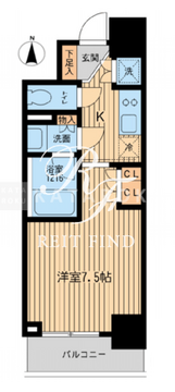 HF上野入谷レジデンス 302 間取り図