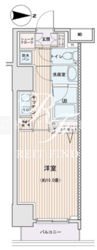 エスティメゾン錦糸町2 1315 間取り図