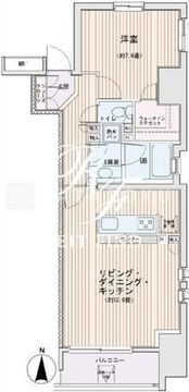 エスティメゾン錦糸町2 201 間取り図