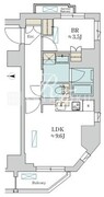 ブリリアイスト清澄庭園 201 間取り図