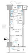 パークアクシス住吉ガーデンスクエア 510 間取り図