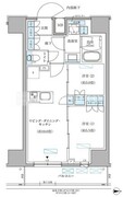 パークアクシス住吉ガーデンスクエア 812 間取り図