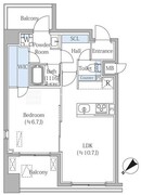 グランジット月島TOKYO BAY 201 間取り図