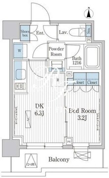 パークアクシス東陽町レジデンス 1505 間取り図