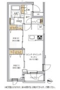 リビオメゾン湯島 207 間取り図