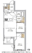 リビオメゾン湯島 206 間取り図