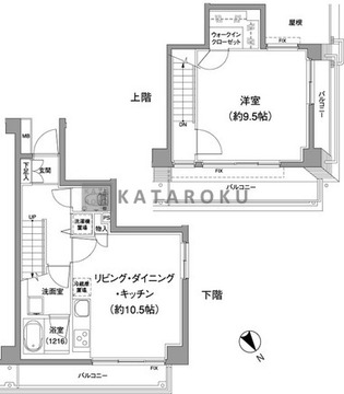 THE CUBE 501 間取り図