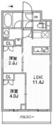 ライムレジデンス品川イースト 204 間取り図