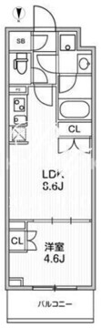 ライムレジデンス品川イースト 207 間取り図