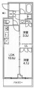 ライムレジデンス品川イースト 212 間取り図