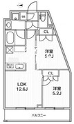 ライムレジデンス品川イースト 305 間取り図
