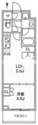 ライムレジデンス品川イースト 307 間取り図