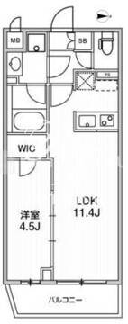 ライムレジデンス品川イースト 409 間取り図