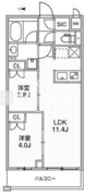 ライムレジデンス品川イースト 502 間取り図