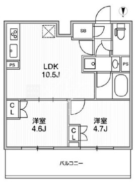 ライムレジデンス品川イースト 504 間取り図