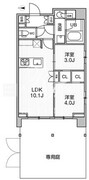 シーズンフラッツ菊川ノース 101 間取り図
