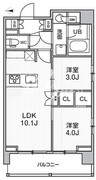 シーズンフラッツ菊川ノース 201 間取り図