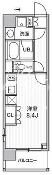シーズンフラッツ菊川ノース 203 間取り図