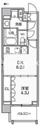 シーズンフラッツ菊川ノース 307 間取り図