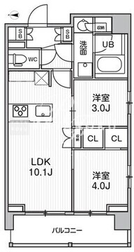 シーズンフラッツ菊川ノース 501 間取り図