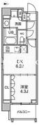 シーズンフラッツ菊川ノース 507 間取り図