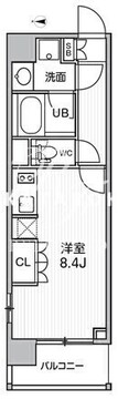 シーズンフラッツ菊川ノース 703 間取り図
