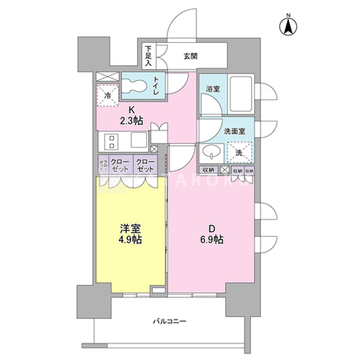 スタイリオ蒲田 204 間取り図