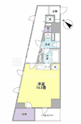 TKフラッツ渋谷 801 間取り図
