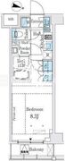 グラシア大塚 406 間取り図